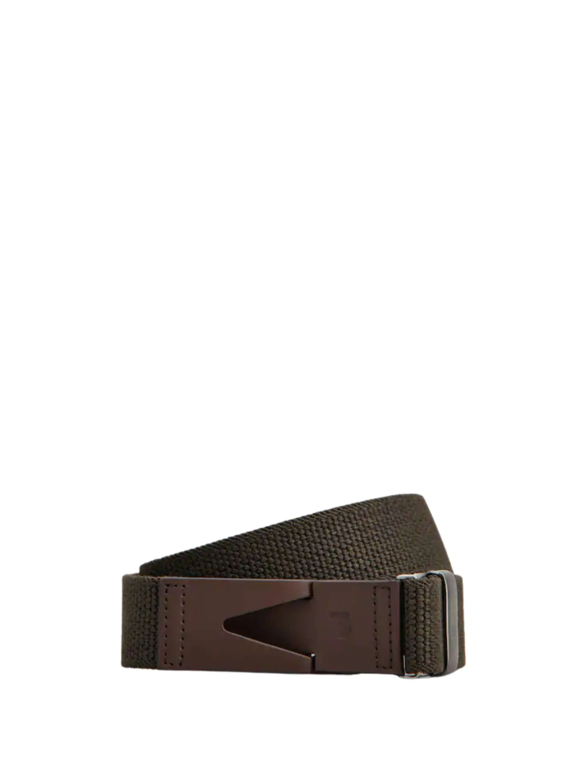 Belt in Canvas and Leather