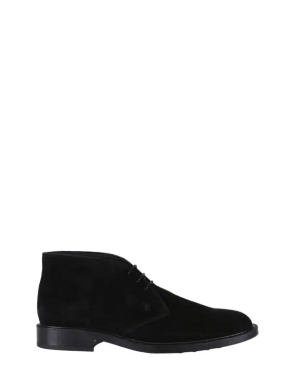 Suede Laced-up Desert Boots