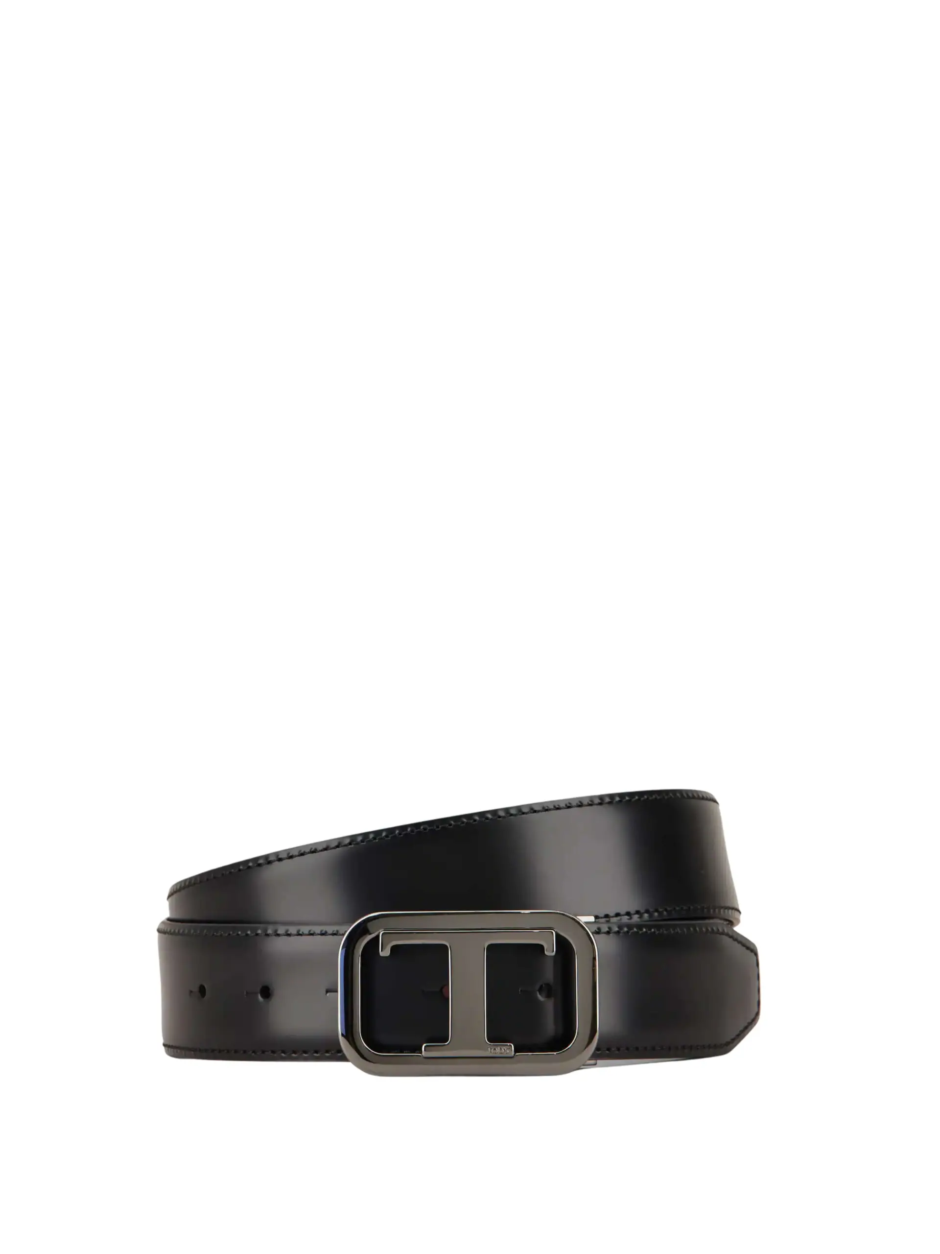 T Timeless Reversible Belt in Leather